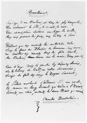 „Emlékezés”, dedikált szonett, 1861